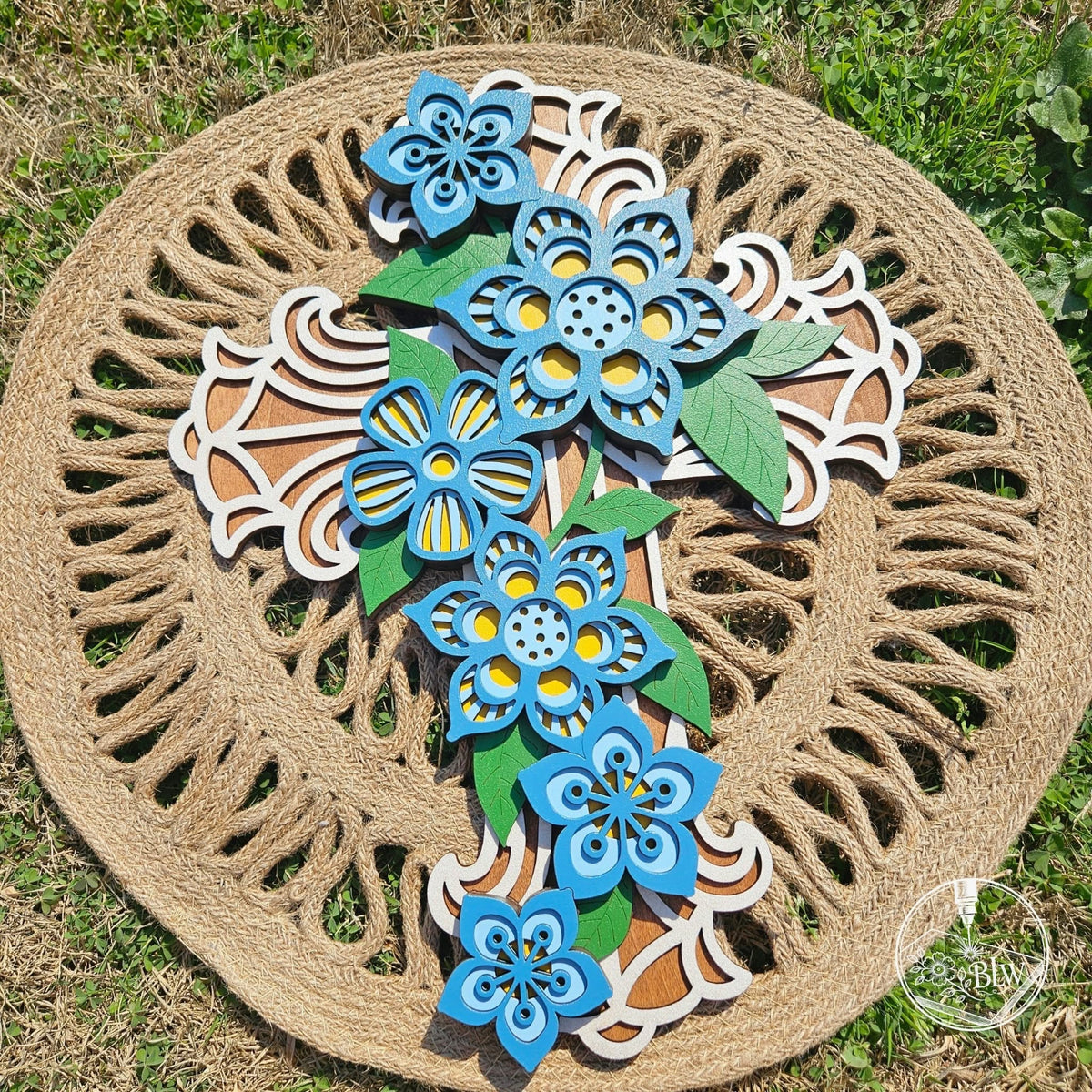 Floral Cross