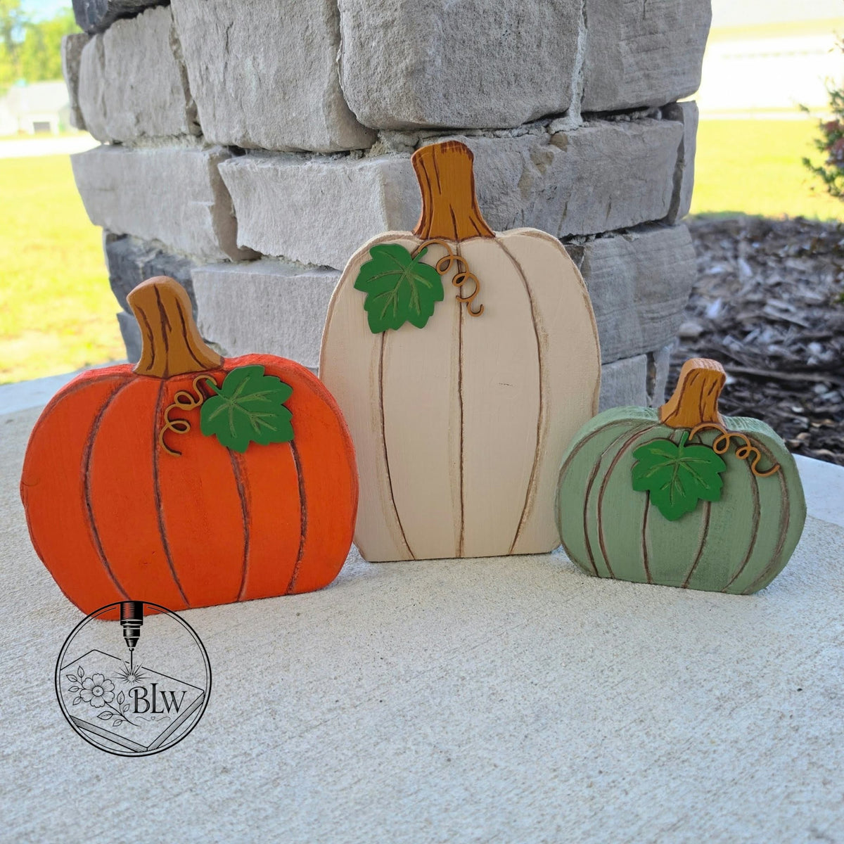 Pumpkin Trio Decor