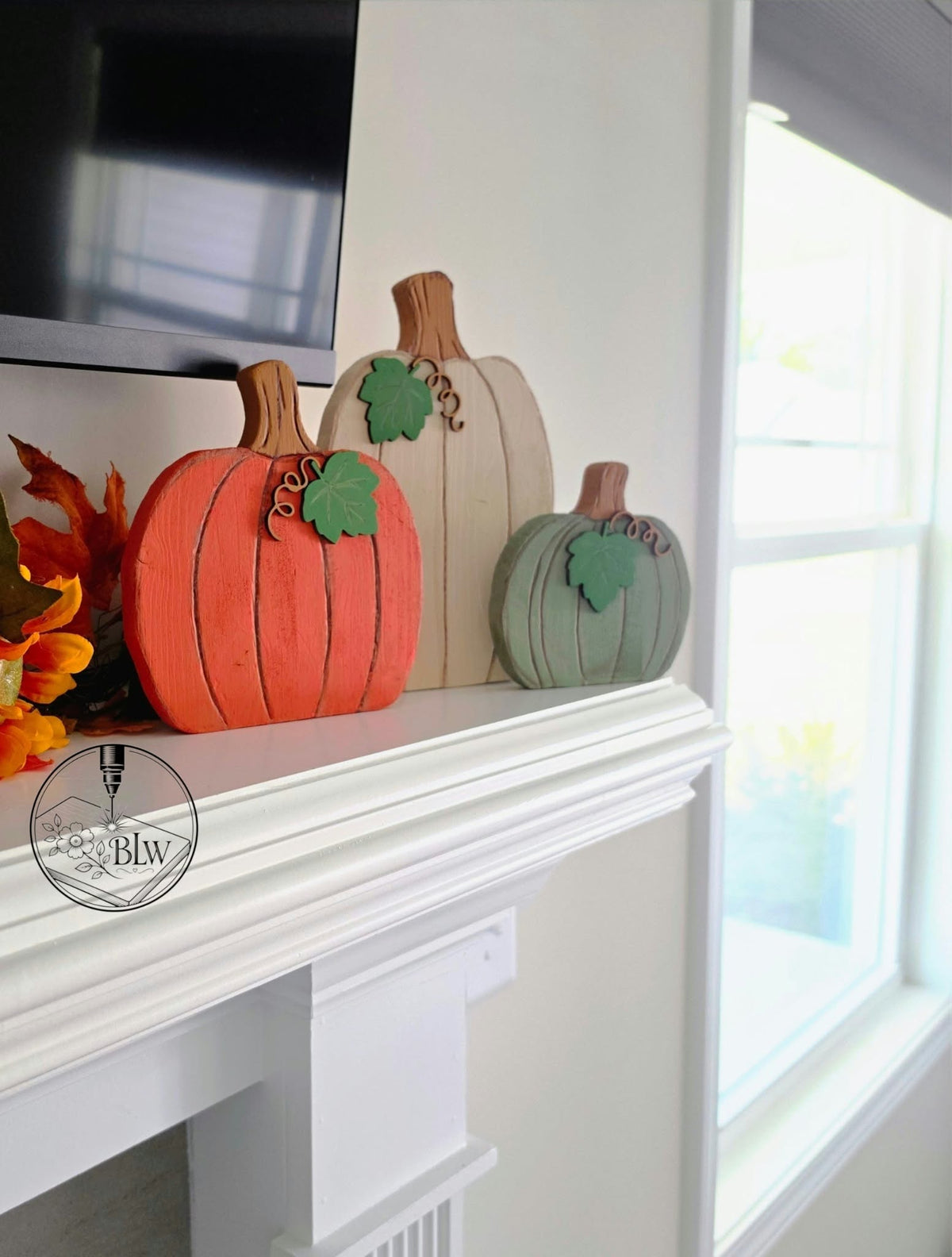 Pumpkin Trio Decor