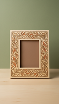Custom Engraved Maple Photo Frame