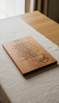 Custom Engraved Recipe Cutting Board