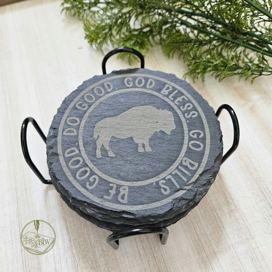 Buffalo Slate Coasters