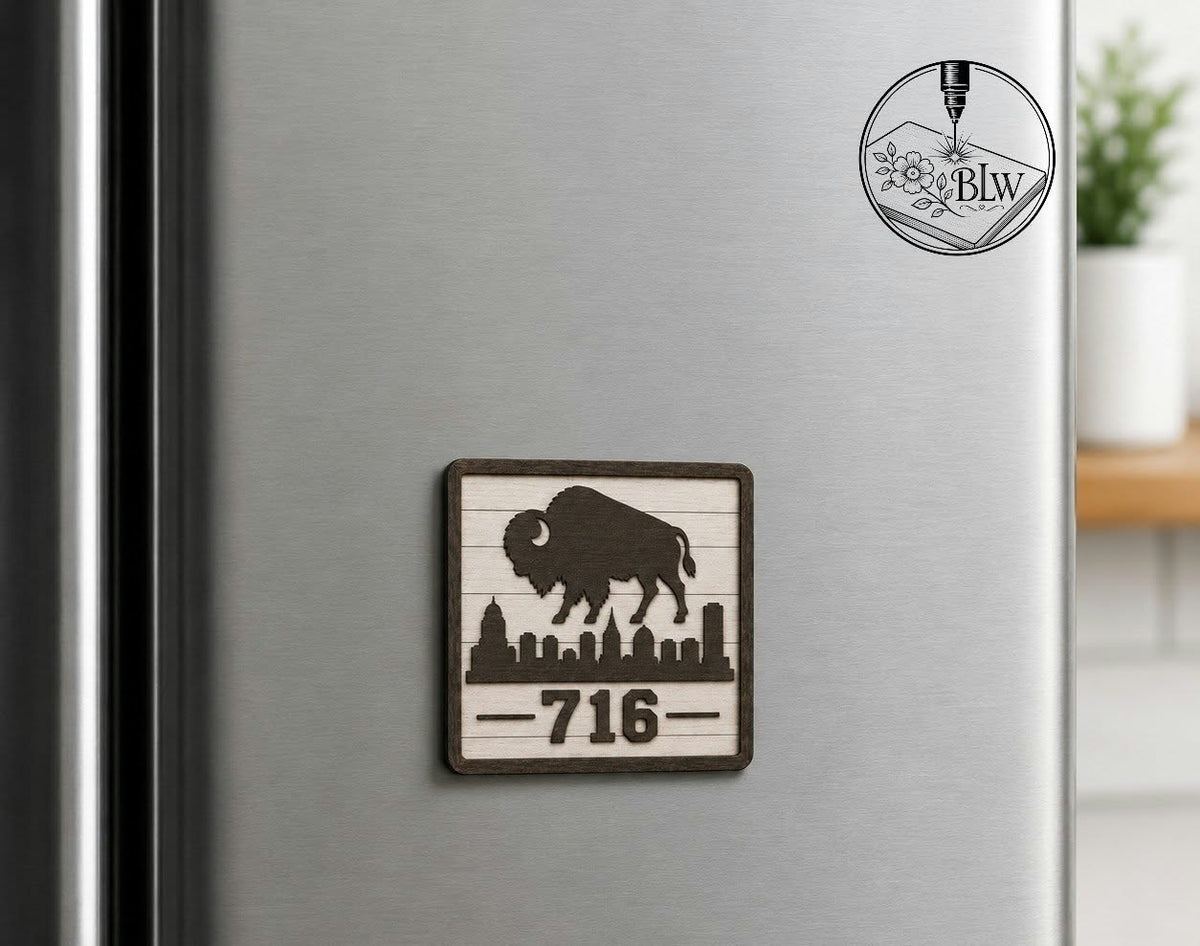 716 Buffalo Square Magnet