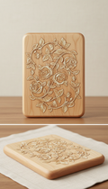 Anniversary Keepsake Plaque With Floral Motif
