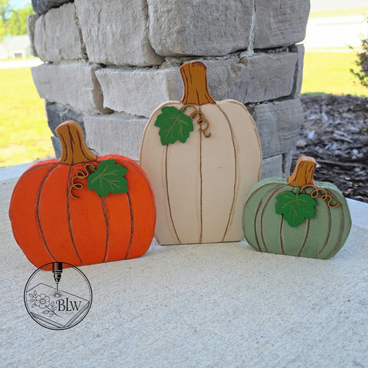 Pumpkin Trio Decor