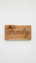 Personalized Family Name Wood Sign